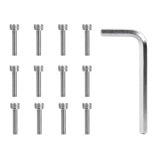 12pcs Center Cap Screws with Adapter Tool for Fuel Wheel