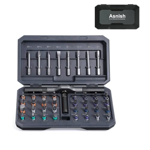 Asnish 42-in-1 Magnetic Screwdriver Set, 44 IN 1