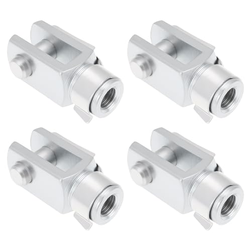 4Pcs 5/16UNF Quick Release Clevis with Spring Pin Air Cylinder Rod Clevis 42mm Length 4