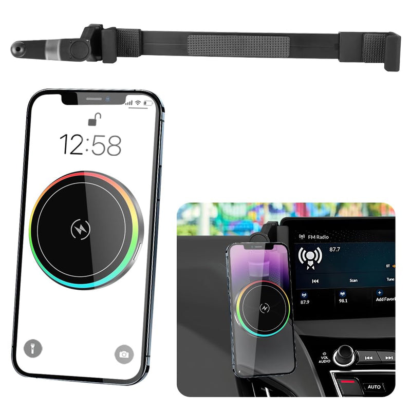Car Magnetic Phone Mount for Acura RDX 2019 2020 2021 2022 2023 2024 2025 2026 Auto Interior Accessories Best Cellphone Holder Fast 15W Wireless Charger Cell Phones Charging Screen Stand