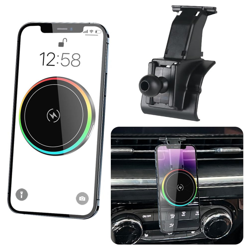 Car Magnetic Phone Mount for Chevrolet Chevy Trax 2024 2025 2026 Auto Interior Accessories Best Cellphone Holder Fast 15W Wireless Charger Cell Phones Charging Screen Stand Accessory