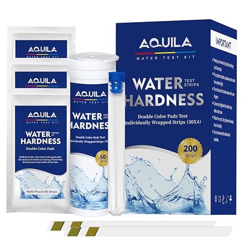 Water Hardness Test Strips Kit for Home Drinking Water and Pool Spa 200CT
