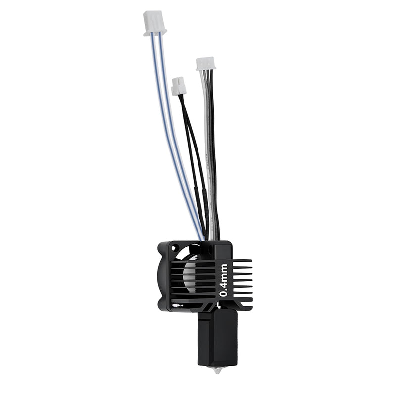 0.4mm X1 X1C Hotend Complete Kit, Full Assembly Hot End Print Head with Ceramic Heater, Thermistor, Cooling Fan, 0.4mm Hardened Steel Nozzle, Hotend Replacement for Bambu Lab X1/X1C 3D Printer X1 Series