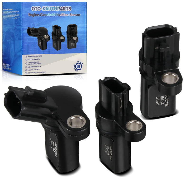 OTO-K Crankshaft Camshaft Position Sensor Compatible with Nissan Infiniti-350Z Altima Maxima Murano Frontier Pathfinder,FX35 G35 M35 I35-3.5L V6,Replace#907-716 917-704 917-707,Set of 3