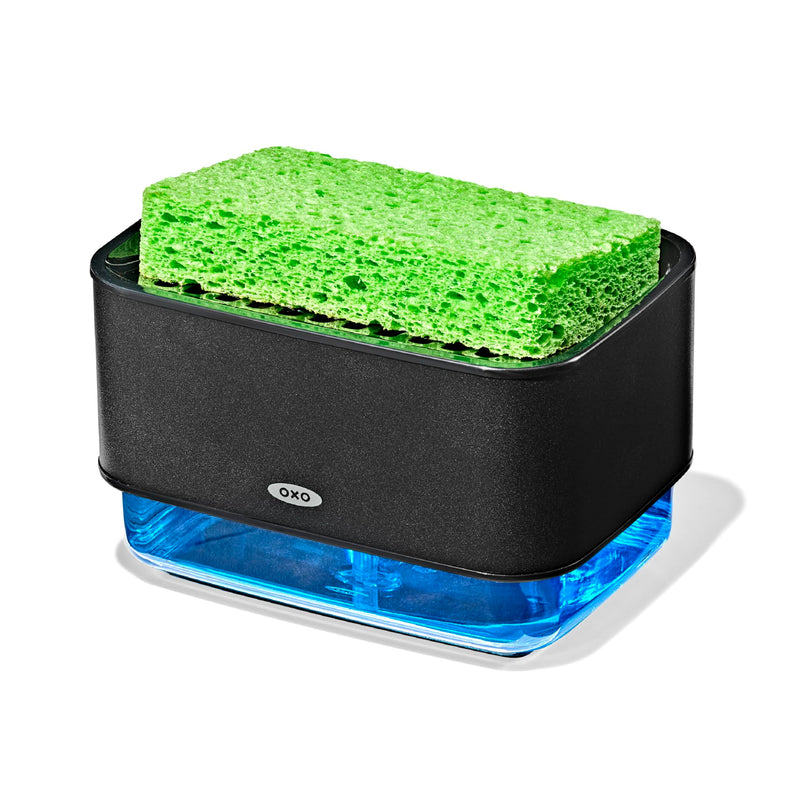 OXO Good Grips Soap Dispensing Sponge Holder - Black Matte Black