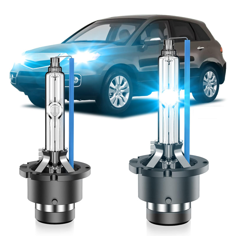 Fit for Acura 2007-2015 MDX RDX 1999-2015 RL 2010-2013 ZDX OEM 35W Projector Low Beam D2S HID Xenon Headlight Bulbs Replace, 8000K Blue Super Bright D2SC1 Bi-xenon Light, Pack of 2