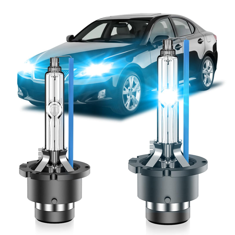  [AUSTRALIA] - Fit for Lexus 2006-2015 IS250 IS350 2008-2012 LS600 LS600H LS600HL OEM 35W Projector D4S HID Xenon Headlight Bulbs Replace, AFS Headlamp 90981-20024, 8000K Blue D4SC1 Bi-xenon Light, Pack of 2