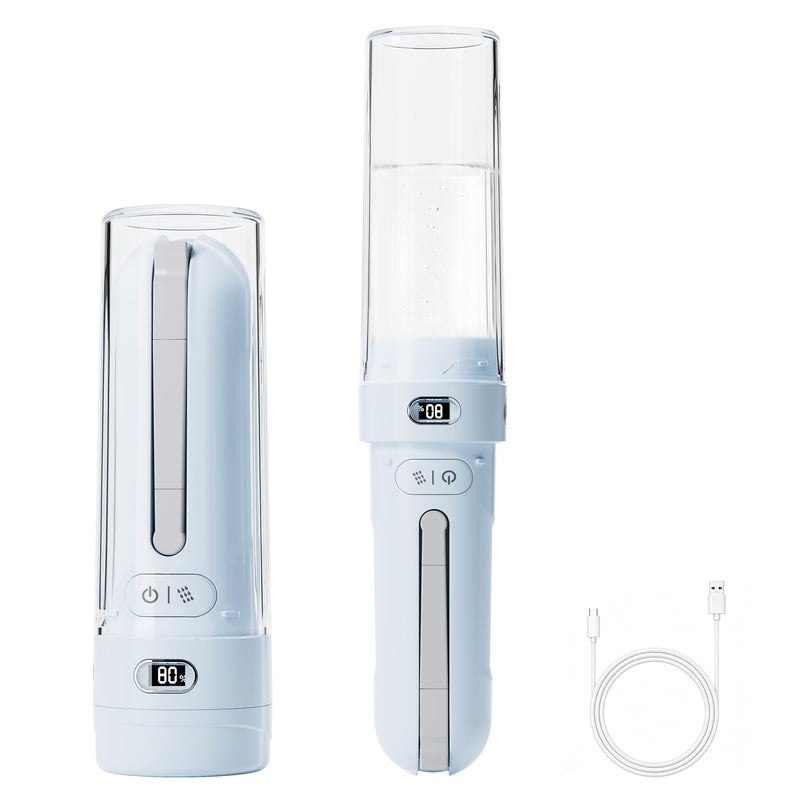 Portable Bidet for Travel | Bathroom - Rechargeable Electric Bidet Sprayer with 3 Pressure | Waterproof for Ultimate Personal Hygiene Cleaning at Home Office and Camping (Blue) Blue