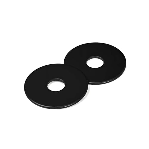 5/16 x 1-1/2'' (20 Pack) Black Oxide Stainless Steel Fender Washers, 1-1/2'' OD, (18-8) 304 Stainless Steel Metal Repair Washers for Screws and Bolts 5/16 x 1-1/2''