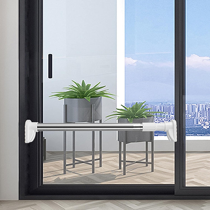 Sliding Door Security Bar(Stainless Steel 17.5"-53 ") Child Proof Sliding Door Lock Bar with Anti Lift Lock - Fits Most Doors & Windows - Adjustable Patio Door Security Bar Stainless Steel