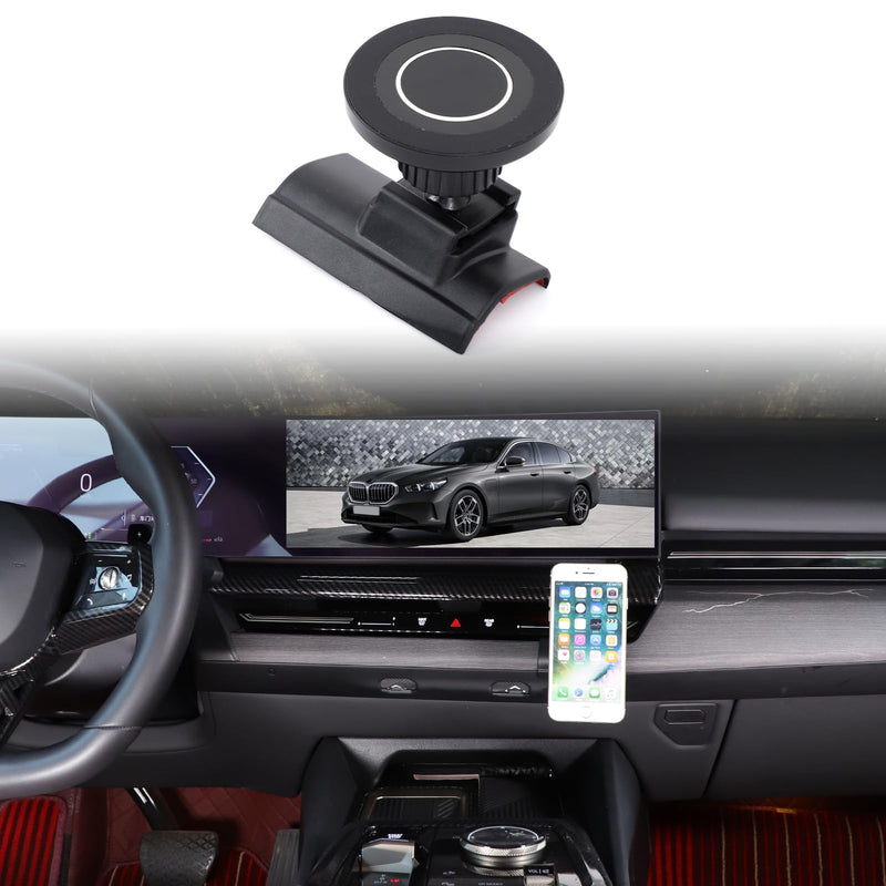 Car Phone Holder for 2024-2026 BMW 5 Series i5 G60 G68 530i 540i Accessories Centre Console Air Vent Rotatable Fixed Mobile Phone Mount Holder for Car Fit for iPhone Android Smartphones (Magnetic) F