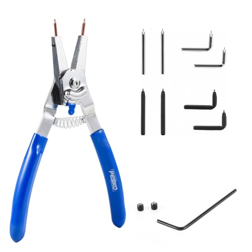 8-Inch Snap Ring Plier Internal/External with Interchangeable Tips 8-Inch