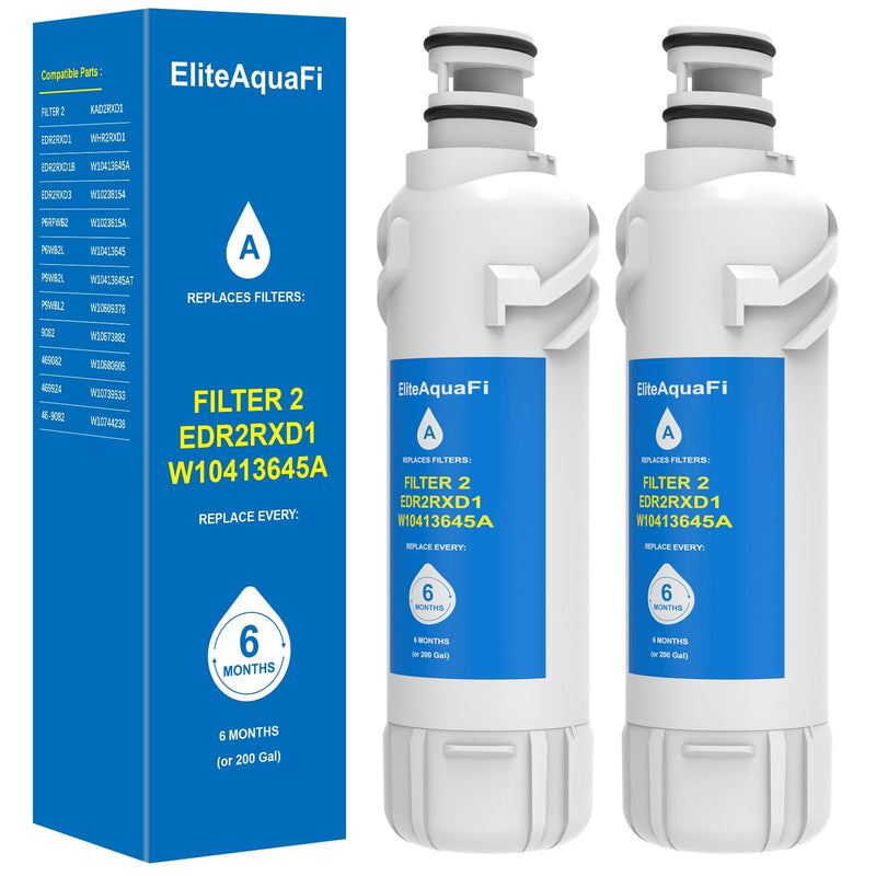 EDR2RXD1 W104136-45A Filter 2 Compatible with W10413645A P9WB2L P9RFWB2L (2 Pack)