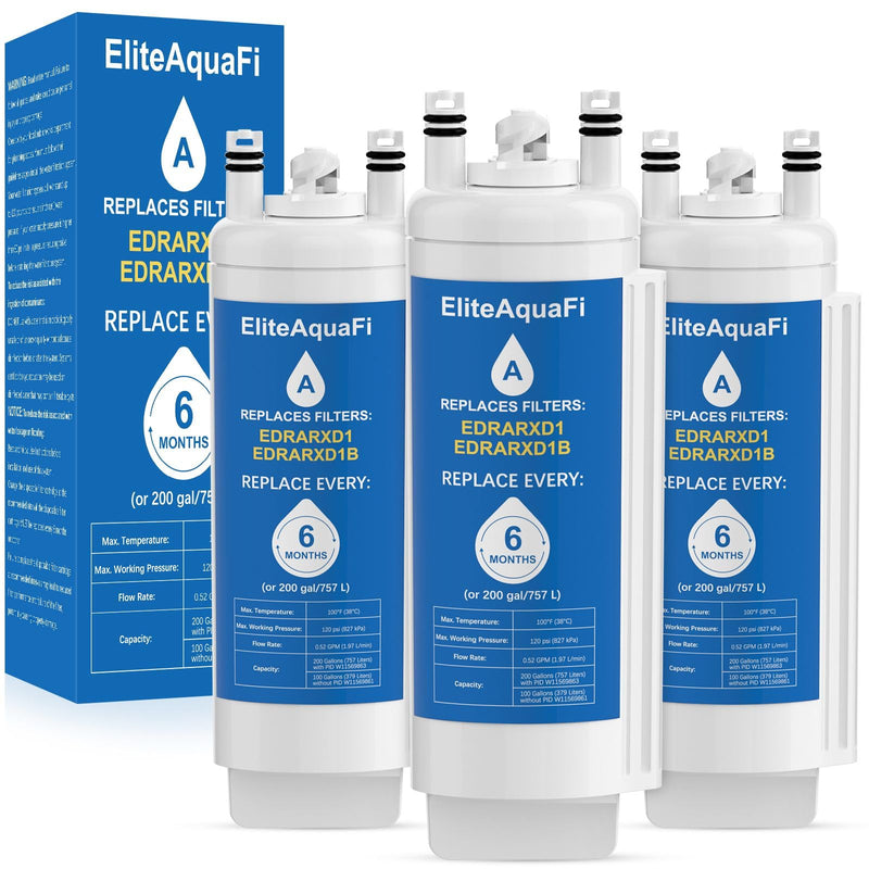 EDRARXD1 Water Filter Compatible with Whirlpool EDRARXD1 Everydrop Filter A (3 Pack) 3 Pack
