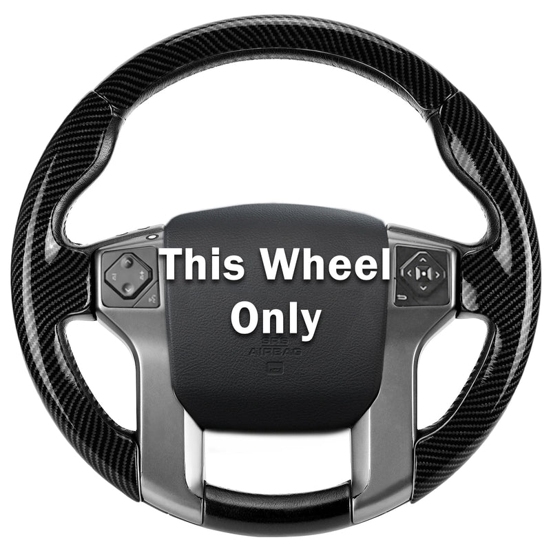 Fit for Toyota Steering Wheel Cover, Steering Wheel Cover for Tacoma(2012-2023) 4Runner(2010-2024) Tundra(2014-2021) Sequoia(2014-2022) Accessories (Glossy Black) Glossy Black