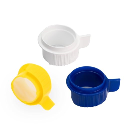 PEKYBIO 40um 70um 100um Cell Strainer Set, Stackable Handle Filter Screen with Nylon Screen Mesh and Polypropylene Frame, Individually Packaged Sterile Cell Filter for Life Science Experiments, 3 Pcs