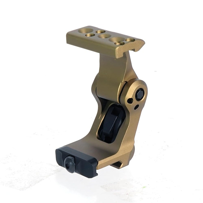 FTC Mount Gen2 Magnifier Mount with QD Lever 2.26" Optical Centerline Height,Quick Release&Flip-to-Center Mechanism,Compatible G23, G30, G33, G43, G45, HM3X, HM3XT, 3X MAG-C,VMX3 Tan color