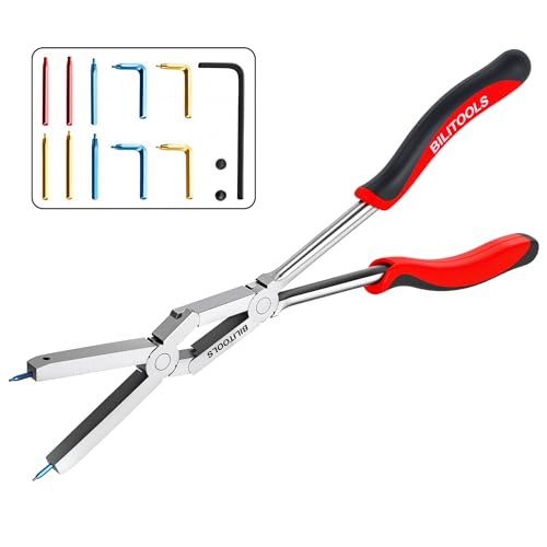 BILITOOLS 13" Extra Long Internal Snap Ring Pliers, Double Joint