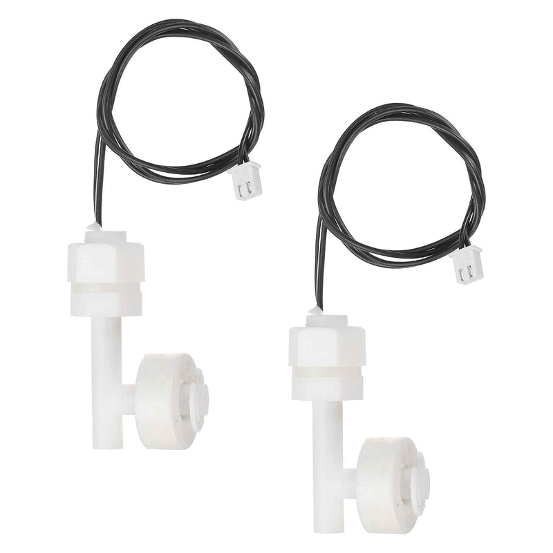 MECCANIXITY 2 Pack PP Float Switch M12 Plastic Liquid Level Sensor, Fish Tank Water Float Controller Sensor Switch with 40cm Rod for Smart Toilet Solar Tank Pool Pump Liquid Control