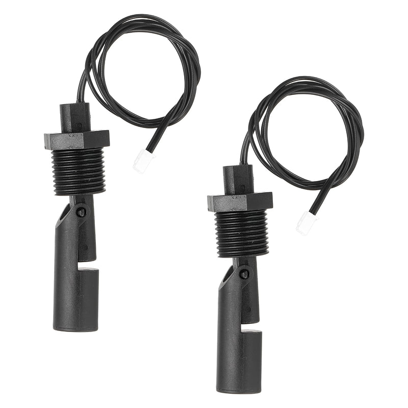MECCANIXITY 2 Pack PP Float Switch 1/2NPT Plastic Liquid Level Sensor, Fish Tank Water Float Controller Sensor Switch with 84cm Rod for Smart Toilet Solar Tank Pool Pump Liquid Control