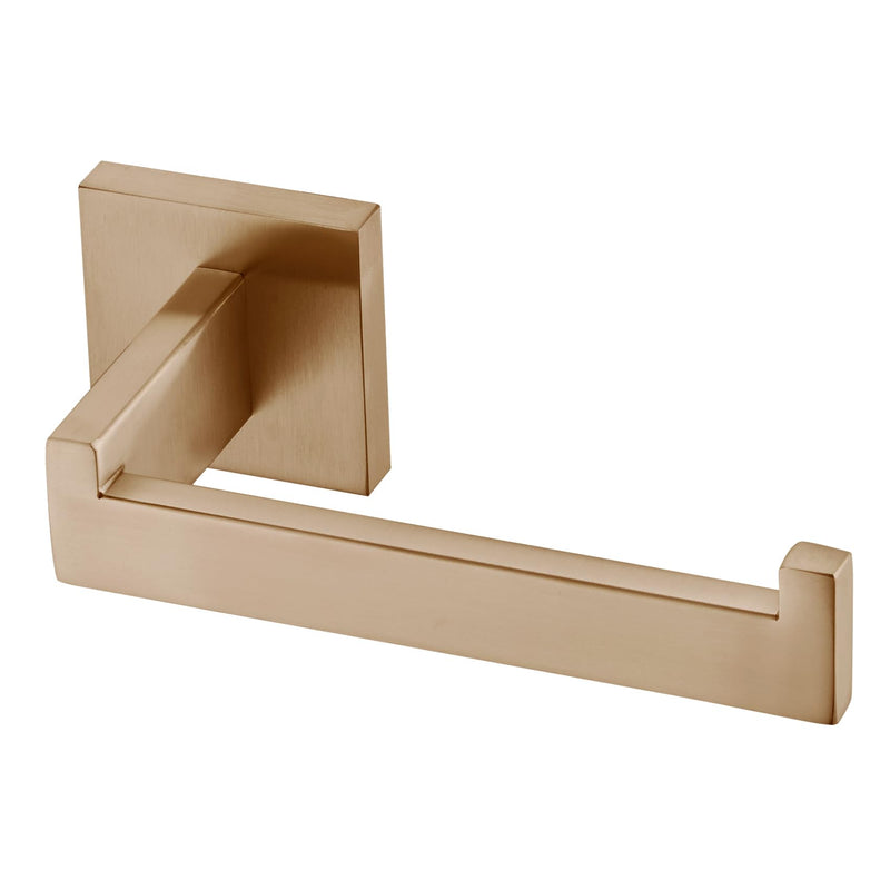 KOKOSIRI Toilet Paper Holders Wall Mounted Toilet Roll Holder for Bathrooms Hardware Washroom, Champagne Bronze Stainless Steel B2003CPG Without Shelf(1 Pack)