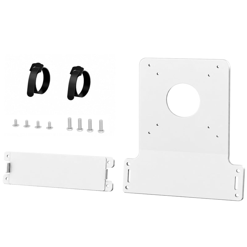 Metal VESA Adapter Plate Bracket Only for Apple 27" Studio Display, VESA Mount Adapter Kit Converts to 75x75/100x100 VESA Patterns, Includes All Screws & 2 Cable Ties, White