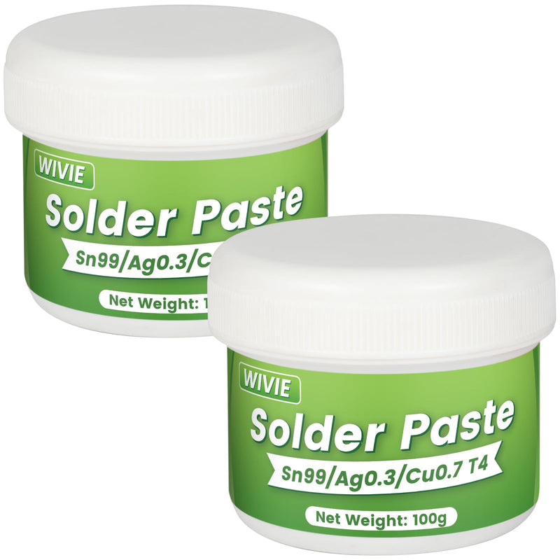 Sn99/Ag0.3/Cu0.7 Lead-Free Solder Paste, 217°C Melting Point, T4 Particle (200g) 200g