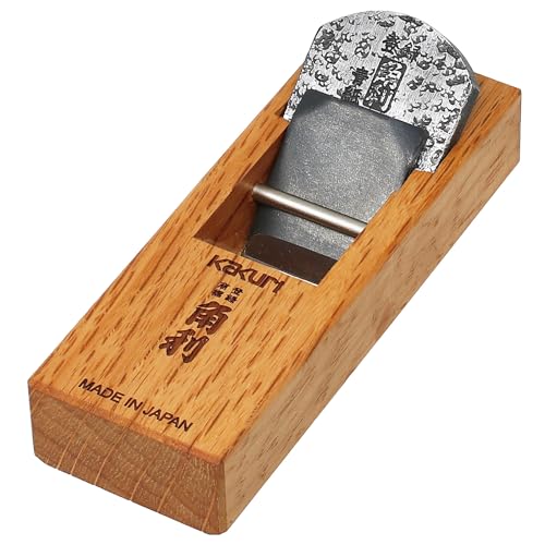 KAKURI Professional Japanese Block Plane 30mm, Blue Paper Steel No.2 Blade 36mm