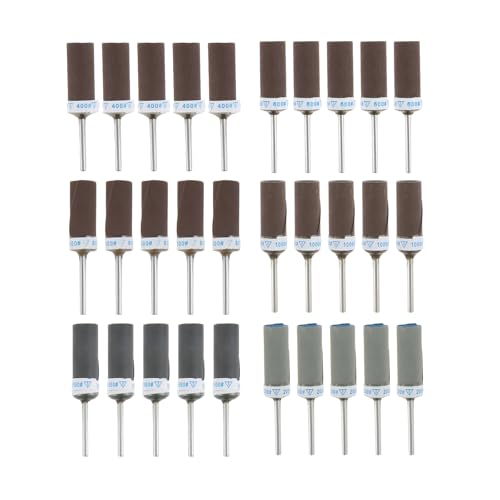 dophee 30PCS Sanding Drums Bits with 1/8" Shank for Rotary Tool