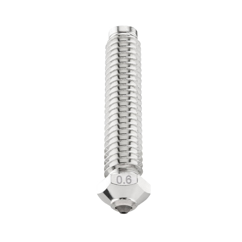 Tungsten Carbide Nozzle 0.6mm for Elegoo OrangeStorm Giga 3D Printer, High Thermal Conductivity Abrasion Resistance for Precision Additive Manufacturing Tungsten Carbide