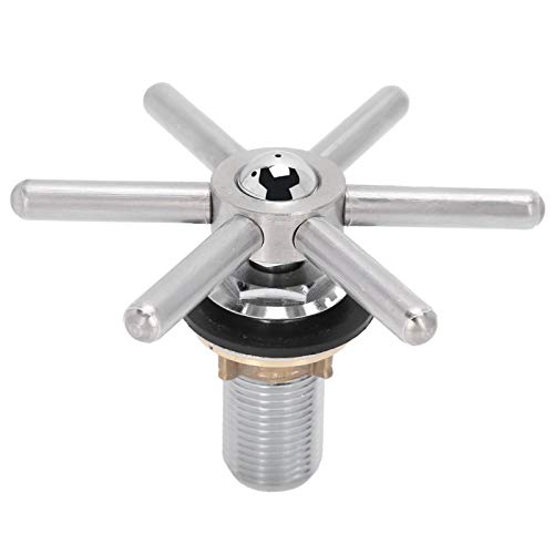Omabeta Automatic Cup Cleaner, Stainless Steel Multi-Angle Hex Cup Holders Embedded, Cup Rinser Faucet, for Bars Pubs Restaurants Milk Tea Shops Hotels, Silver, Standard Size, 1-Unit