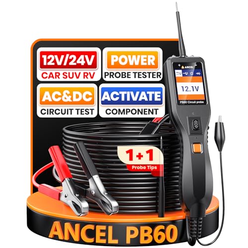 PB60 Automotive Power Circuit Probe, 12-24V Vehicle Component Activation ﻿ Orange Black
