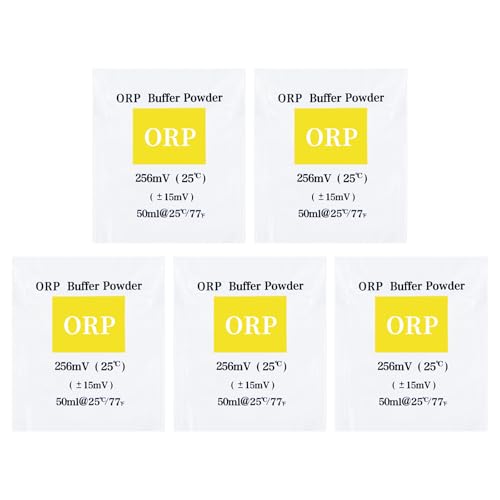 Kactoily 256mV ORP Calibration Powder, Easy Calibration, Individually Sealed, 5 Pack