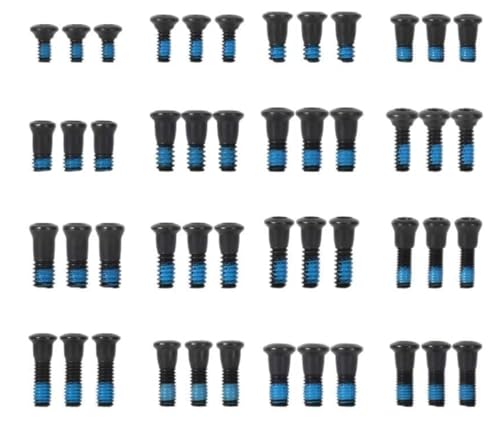 Red Dot Sight Screw Kit - 48 Pcs Multi-Size Mounting Hardware Set with M3, M4, #4-40, #6-32, #6-40, #6-48 Threads for Pistols & Optics | Pre-Coated with Blue Threadlocker | Includes T10 Torx Driver