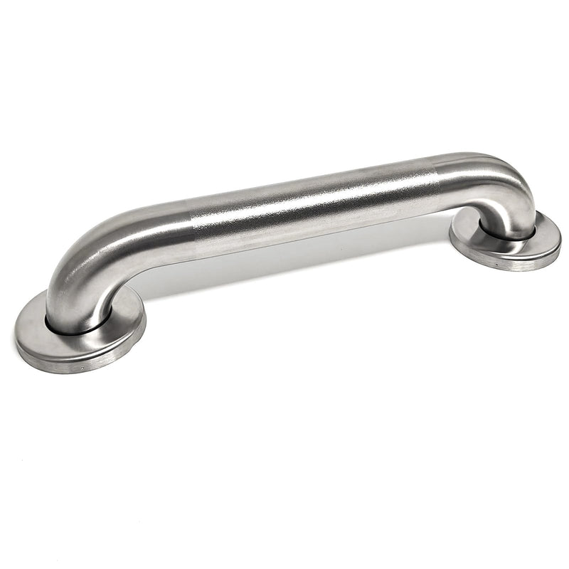 304 Stainless Steel Handrail, 12 Inch Home Care Bath Handrail, Safe Load Capacity 500lb, Grab Bar Suitable for Bathrooms, Stairs, Corridors（12 Inch）