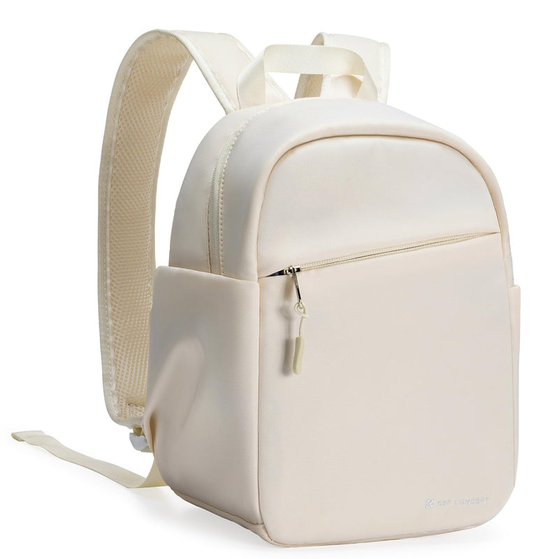 K&F CONCEPT Camera Backpack, Lightweight Compact Camera Bag 5L | Water-Resistant, Dividers, 9.7in Tablet Compartment, Quick Access, Street & Urban, Men & Women, for Canon/Nikon/Sony, Beige Beige-02 Backpack-5L
