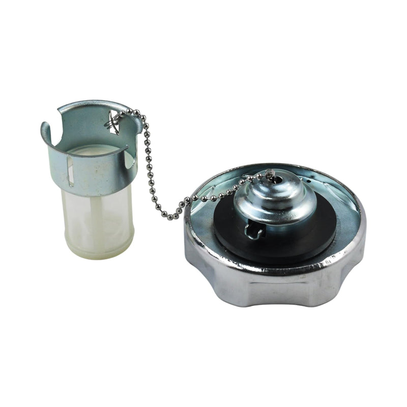 17620-Z4H-900 Gas Fuel Tank Cap For Honda GX160 GX390 Cap For Predator 212cc 196cc Engine For Coleman BT200X CT200U Mini Bike Fuel Tank Cap 17620-Z4H-030 w/Strainer & Chain