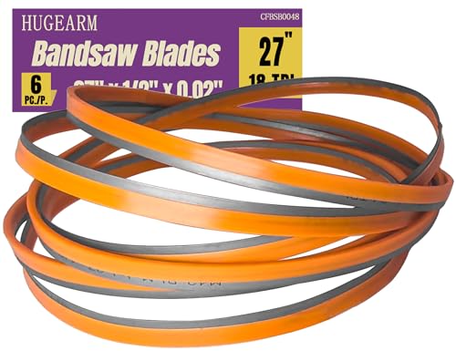 6 Pack Band Saw Blade 27" for Dewalt DCS377, 18 TPI for Milwaukee M12
