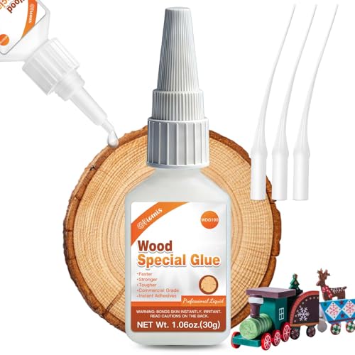 Wood Glue Strong, 30g Waterproof Wood Adhesive for Furniture Repair