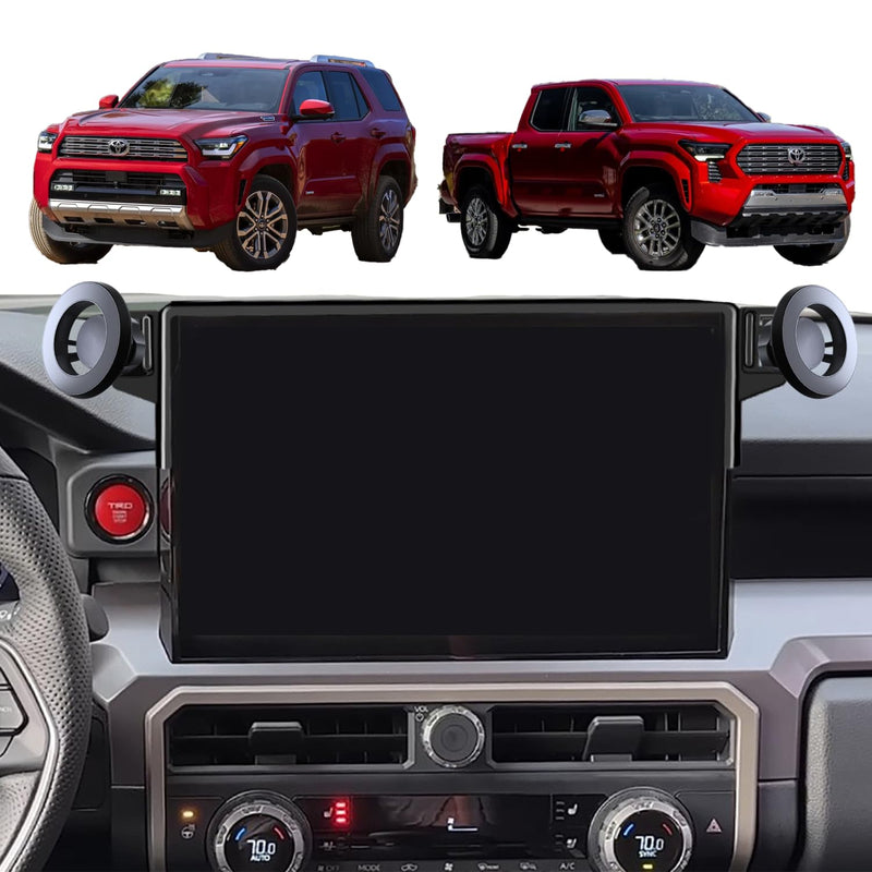 oricarmes car Phone Holder for Toyota 4Runner 2025 2026 Phone Mount for Toyota Tacoma 2024 2025 2026 Magnetic car Phone Mount for Tacoma/4Runner Accessories Include Driver and Passenger