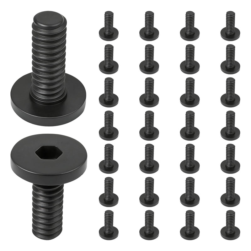 30 Pcs Black Long Bolts Compatible with Suncast Storage Sheds | Replacement Screws Accessories, Easy to Install, Premium Materials, Sturdy And Durable