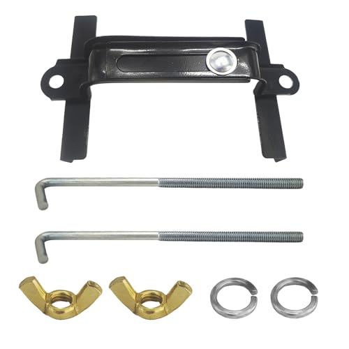 7.5in Stainless Battery Fixing Bracket, Adjustable Battery Hold Down Kit, Universal Battery Crossbar, Heavy Duty Rust-Resistant Holder for Car, SUV, Truck Battery Tray Secure Tie Down Bracket 7.5in