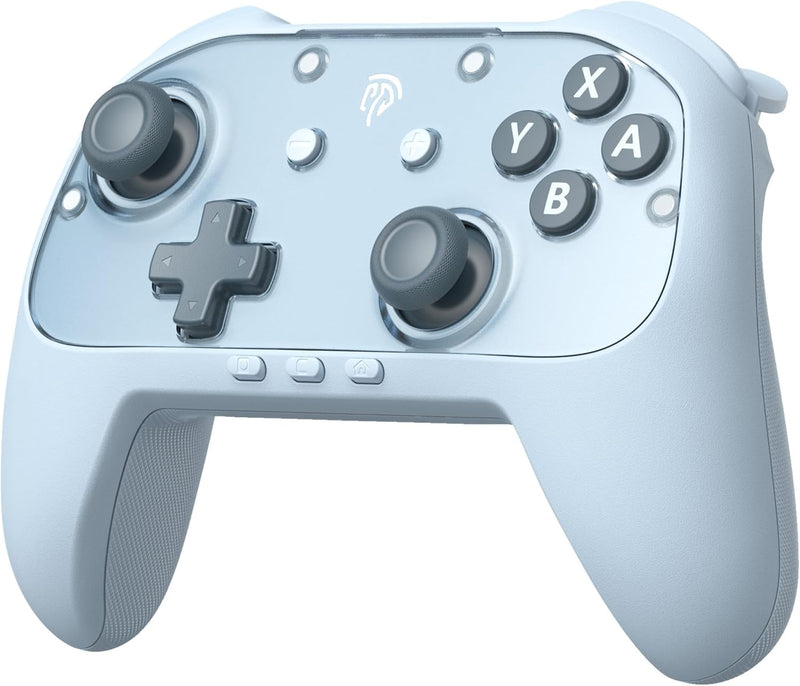 EasySMX S10C Switch 2 Pro Controller with Instant Wake-Up, Hall Effect Joysticks, HD Rumble, Motion Control, 2 Back Buttons, Turbo, C Buttons, for Switch 2/Switch/PC/iOS/Android Blue