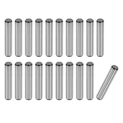 uxcell 5/16-Inch x 1-3/4-Inch Dowel Pins, Heat Treated Alloy Steel for Extra Hardness, Bright Finish and Accurate Alignment 20pcs
