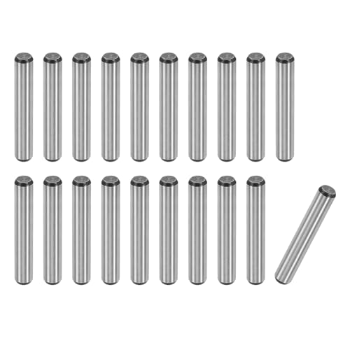 uxcell 5/16-Inch x 2-Inch Dowel Pins, Heat Treated Alloy Steel for Extra Hardness, Bright Finish and Accurate Alignment 20pcs