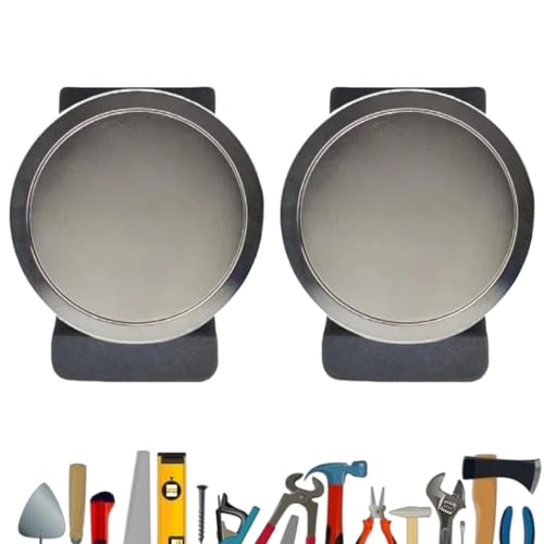  [AUSTRALIA] - Large Magnetic Tool Holder Rack for Hammers, Wrenches, Pliers & Sockets Silver,Silver