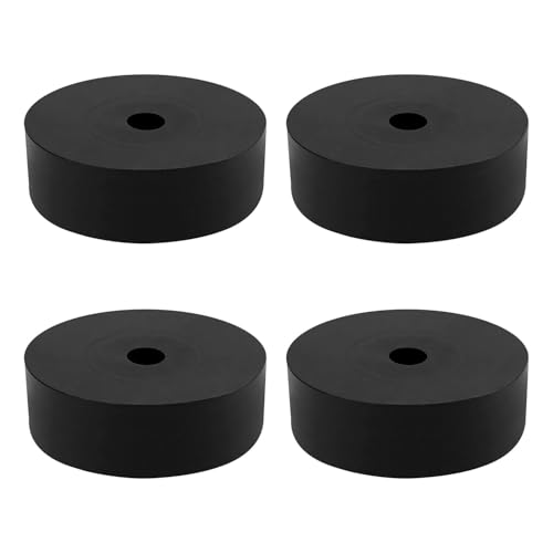 4 PCS Multi Purpose Rubber Spacer, 3-1/10" OD x 1/2" ID x 1-1/5" Thickness 4
