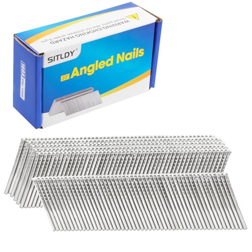 304 Stainless Steel 16 Gauge Angled Finish Nails 1-1/4 Inch 1000 Pcs 1-1/4"-1000 pcs