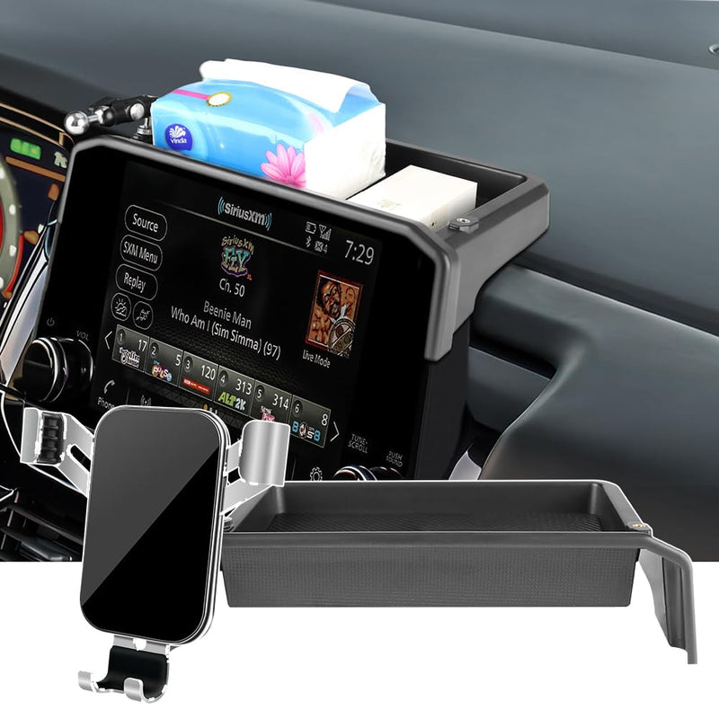 Car Phone Holder Center Console Organizer Tray for Nissan Pathfinder 2022 2023 2024 2025 [Not for 2026]Auto Interior Accessories Best Cell Phones Mount Mobile CellPhone Stand Dashboard Screen Storage