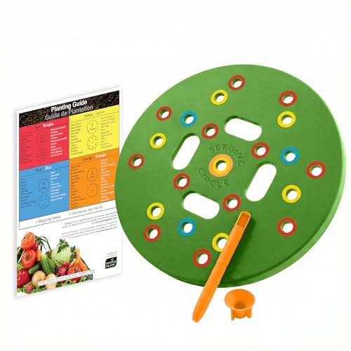 Seeding Circle Seed Spacing Tool for Pots, Buckets & Container Gardening